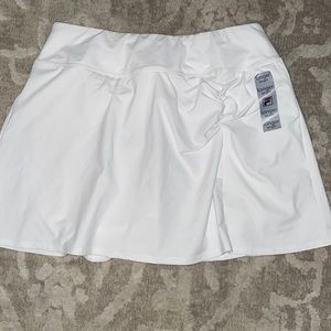 NWT Fila white tennis golf skirt XS